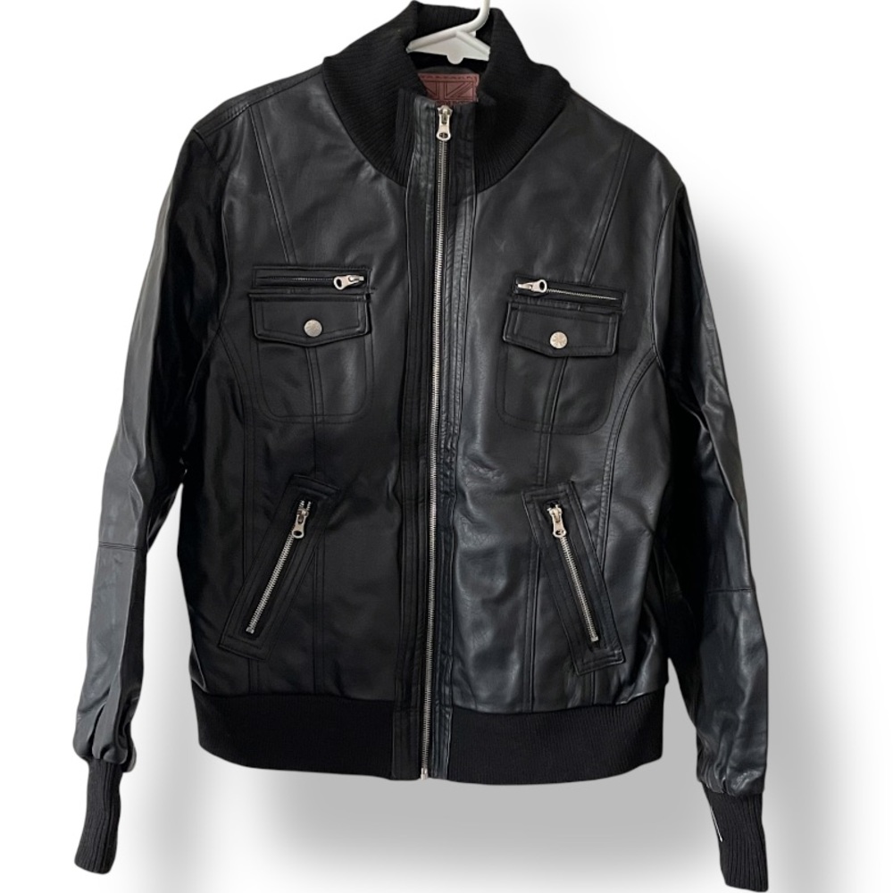 🏴‍☠️ 2X Black Leather Jacket